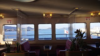 R6年 正月 2日 小豆島ジャンボフェリー Shodoshima Jumbo Ferry from 阪手港 to 高松 어허야 디어야 뱃놀이 가잔다 ♬♩♩♬ [upl. by Laure137]