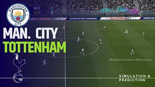 MANCHESTER CITY vs TOTTENHAM  English Premier League 202425 eFootball simulation [upl. by Rawdon953]