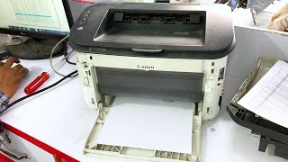 Canon Imageclass LBP6030B Printer Repair  Scanner Unit Repair amp Clean Fix Half Printing Problem [upl. by Durning]