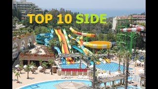 TOP 10 BEST 5 STAR HOTELS SIDE TURKEY 2018 [upl. by Barnaby]