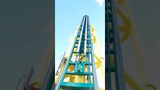 THIS Roller Coaster Has a VERTICAL Launch 😎 fyp rollercoaster [upl. by Kalagher]