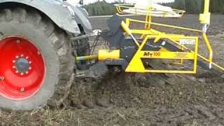 AFT  AFT 100 Trencher in Sweden [upl. by Melonie]