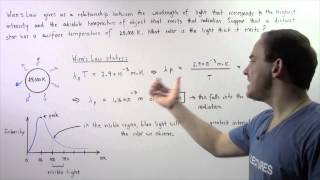 Wiens Law Example [upl. by Latsyc]