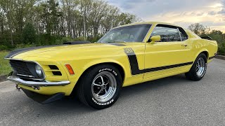 1970 Ford Mustang Boss 302 Numbers Matching Restored [upl. by Namaan]