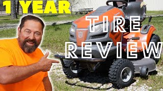 BEST LAWN TRACTOR TIRE for the MONEY 1 YEAR REVIEW [upl. by Subocaj858]