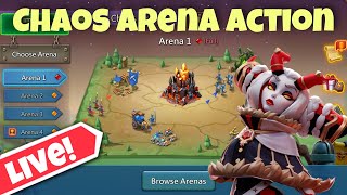 Lords Mobile  Chaos arena on Feng account Fighting for base [upl. by Beryl]