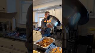 Flipping that pot food sunday dinner fyp funny [upl. by Kreis812]