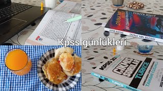 Kpss günlükleri  kpss sesiz çalışma vlogu soğuk kahve kpss kitapları [upl. by Atterg919]