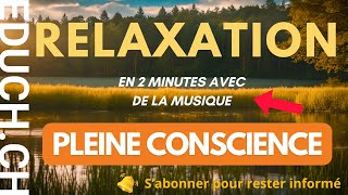 ❤️ Pleine Conscience ✅ Exercice musicale Relaxation [upl. by Brig352]