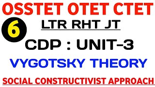 VYGOTSKY THEORY  OSSTET UNIT3  SOCIAL CONSTRUCTIVIST THEORY  MASTER BRAIN IQ  OTET CTET RHT [upl. by Letty615]