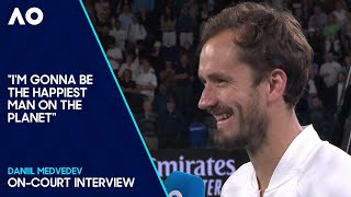 Daniil Medvedev OnCourt Interview  Australian Open 2024 Semifinals [upl. by Cochard]