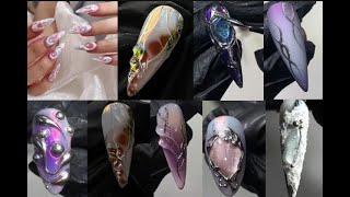 How to and easy designs nails 💅 nails nailarttutorial nailartathome nailartdesigns [upl. by Fadden]