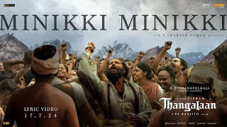 Minikki Minikki  Song Promo Tamil  Thangalaan  Chiyaan Vikram  Pa Ranjith  GV Prakash Kumar [upl. by Davey]