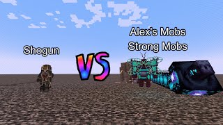 Shogun vs Alexs Mobs Strong Mobs Minecraft Mob Battle [upl. by Ives]