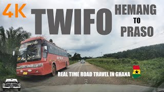 Twifo Hemang To Twifo Praso Road Travel with a Mercedes Benz W202 C180 in Ghana 4K [upl. by Ledah439]