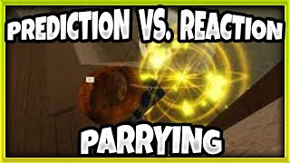 PREDICTION VS REACTION PARRYING  Deepwoken PVP School [upl. by Laurin707]