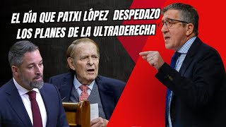 JOYAS DE HEMEROTECA quotEL DÍA QUE PATXI LÓPEZ TRUNCÓ LOS PLANES DE TAMAMES Y VOX EN EL CONGRESOquot [upl. by Onitnelav]