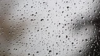 Rain pattering gently against a window ASMR no talking [upl. by Barta550]