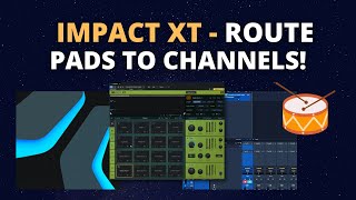 Routing Drum Sounds to Individual Mixer Channels in Impact XT EZDrummer etc  PreSonus Studio One [upl. by Verine]