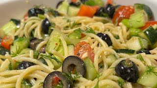 Garden Fresh Spaghetti Salad [upl. by Monson]