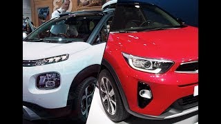 2018 Kia Stonic vs 2018 Citroen C3 Aircross [upl. by Auqinahc]