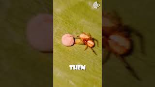 Squishing Spiders Releases Hundreds of Baby Spiders [upl. by Ennaharas60]