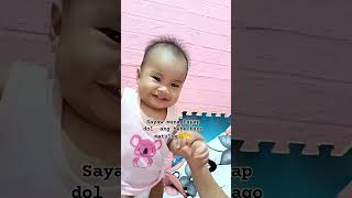 dancingbabygirl budots papapdol activebaby atnight 9monthsold funny baby [upl. by Lucina352]