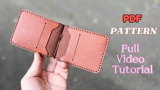 Making Money Clip Wallet  PDF Pattern [upl. by Crifasi126]