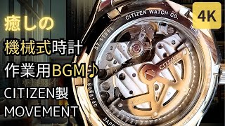 作業用BGM×機械式時計 CITIZEN Collection AUTOMATIC Watch watch citizen mechanical automatic relux [upl. by Luelle]