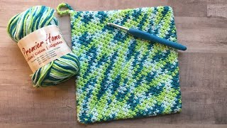 How to Crochet a Double Thick Potholder [upl. by Lorn]