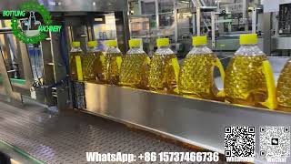 Turnkey Project Jerry can Tin can Linear type cooking edible olive oil packing machine [upl. by Eikcid838]