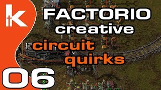 Factorio Circuit Quirks  Factorio Creative Ep 6 [upl. by Armilda]