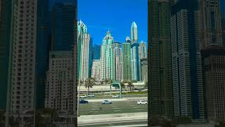 Dubai Marina  Marina Tour  Near Palm Jumeirah travel dubai trending shorts video tourism [upl. by Julis]