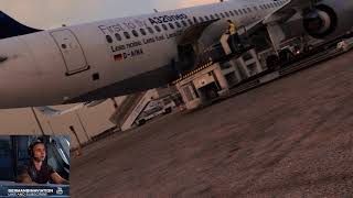 MSFS  INIBUILDS A320 NEO Update  First Test Flight  VATSIM [upl. by Rebmaed]