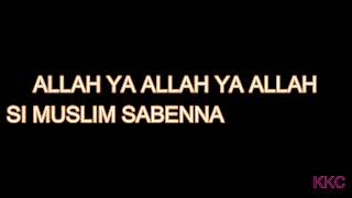 SUNDALU MUSLIM KARAOKE VERSION YAKAN SONG [upl. by Ailuy]