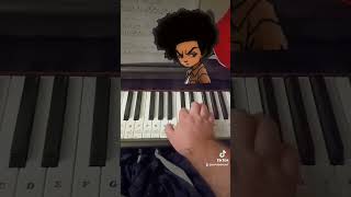 Boondocks Intro amp Outro  Piano Cover piano boondocks rileyfreeman hueyfreeman music tiktok [upl. by Donalt]