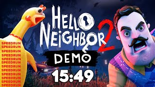 HELLO NEIGHBOR 2 DEMO SPEEDRUN shorts [upl. by Avis]