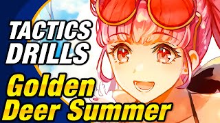 Fire Emblem Heroes  Tactics Drills Grandmaster 107 Golden Deer Summer FEH [upl. by Misa]