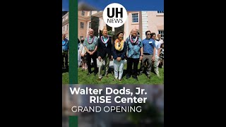 Walter Dods Jr Jay H Shidler donate Akaji sculpture to UH Mānoa’s RISE [upl. by Sivolc]