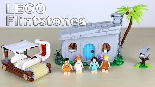 LEGO Ideas The Flintstones 21316 Familie Feuerstein zusammengebaut [upl. by Helbon]