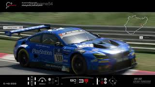 Earn gold in experience mode Nürburgring Nordschleife race track Overall view GT Sport PS4 [upl. by Merrile156]