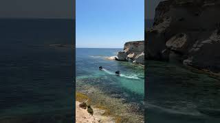 Jet ski ride in Malta’s crystal clear seas jetski malta mediterranean adventure adrenalinerush [upl. by Stutman]