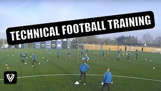 TECHNICAL TRAINING  U11  U12  U13  U14  FOOTBALL  SOCCER  TRAINING  EXERCISE [upl. by Naryt63]