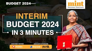 Budget 2024 Highlights Nirmala Sitharamans 58 Minute Speech In 3 Minutes  Budget 2024 Highlights [upl. by Enreval939]