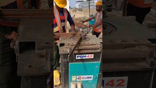 bar bending on machineconstruction civilwork prasenjit5shortsviral shortsvideo shorts [upl. by Fennell]