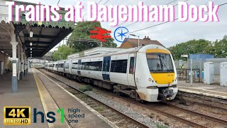 Trains at Dagenham Dock 24th September 2024 [upl. by Parrott]