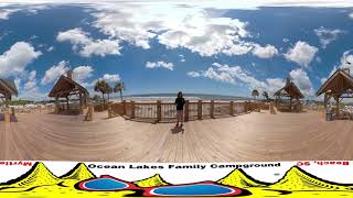 Ocean Lakes Family Campground Myrtle Beach SC  360 Video Tour [upl. by Jeffie]