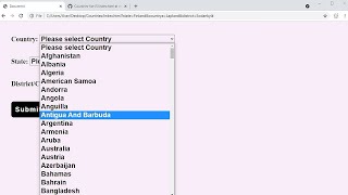 How to add values in dropdown list JavaScript  All countries dropdown list [upl. by Yleme]