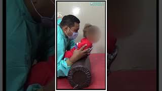 Neck Control Exercise for Cerebral Palsy Kids by Trishla Foundation [upl. by Cory]