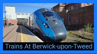 Trains At BerwickuponTweed 16032023 [upl. by Amol]